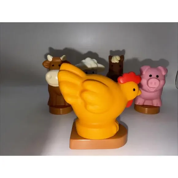 Vintage Milton Bradley Farm Families Replacement Animals ONLY Parts - Picture 2 of 6